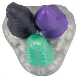 Triplu Tentacul 3-în-1 — Ventuză Puternică, Silicon Argintiu Thumb 3