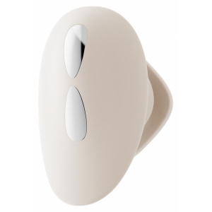 ZALO DEYA Vibrator Purtabil cu Telecomandă și Suctiune Ivory Alb Thumb 3