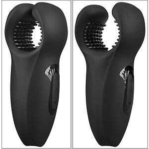 Rebel Man Wand 3 Motoare, 10x10 Moduri, Reîncărcabil Negru Thumb 3