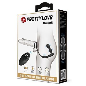 Pretty Love Marshall Inel Vibrant 12 Moduri Reîncărcabil Negru Thumb 6