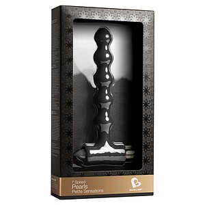 Mărgele Stimulante Subtile Pentru Plăcere Anală Negru Thumb 3