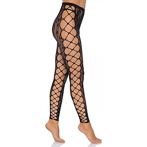 Dresuri Decupate Leg Avenue Footless Negru XS-L Thumb 2