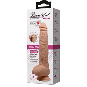Dildo Vibrant Realist cu Ventuză Material TPR Thumb 6