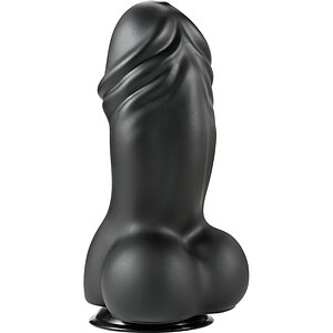 Hidden Desire Fat Boys Dildo PVC 22cm Negru Thumb 4