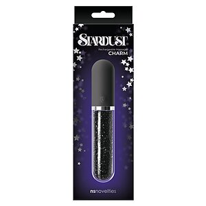 Vibrator Clasic Stardust Charm Negru Thumb 1