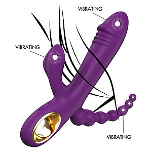 Caleona Triple Temptation ToyJoy 3 Motoare Mov Thumb 3