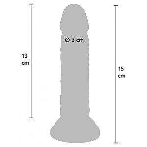 ToyJoy Deluxe — Dong Realist 15 cm, Densitate Duală Thumb 5