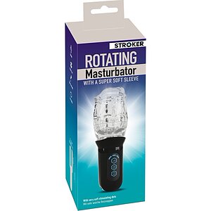 STROKER Masturbator Rotativ Transparent 4 Moduri Thumb 7