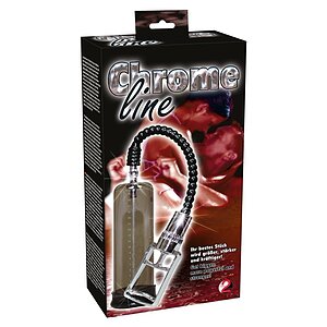 Pompă Pentru Mărirea Penisului Chrome Negru Thumb 1