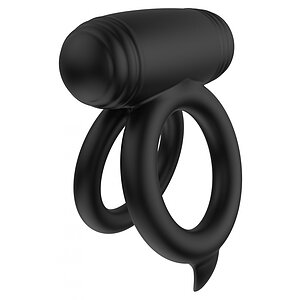 Hidden Desire Elite Power Twin C-Ring - 10 Moduri, IPX7 Negru Thumb 2