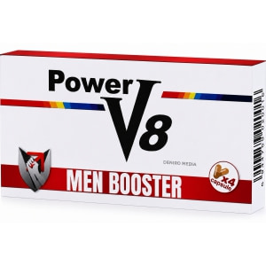 4 Pastile Pentru Erecție Și Potență Power V8 Thumb 1