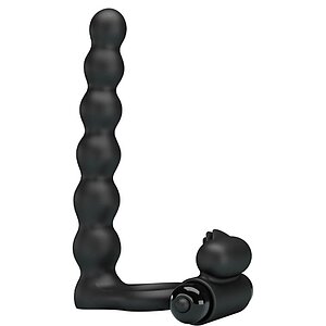 Inel Penis pentru Dublă Stimulare Hercules Negru Thumb 1