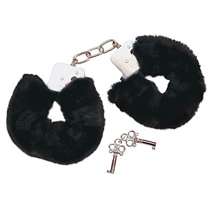 Cătușe Din Pluș Negru