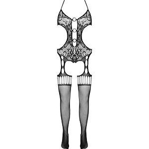 Catsuit Cottelli Collection Fantasy Negru S-L Thumb 3