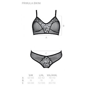 Set Passion Eco Primulă Bikini Negru S-M Thumb 4