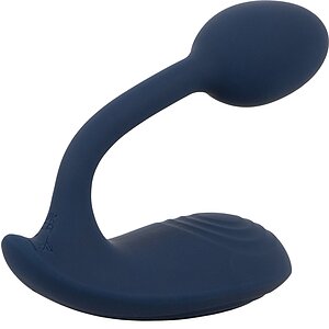 Panty Flexibil Sweet Smile — 2 Motoare, 10 Moduri Albastru Thumb 3