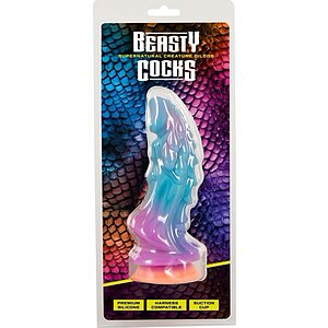 Mystic Dragon – Dildo Fosforescent cu Ventuză Puternică 21.5cm Multicolor Thumb 6