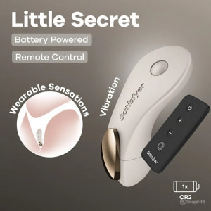 Little Secret Vibrator Pentru Chiloți Satisfyer Gri Thumb 5