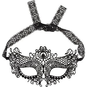 Mască Gotică Cottelli Collection Negru Thumb 1