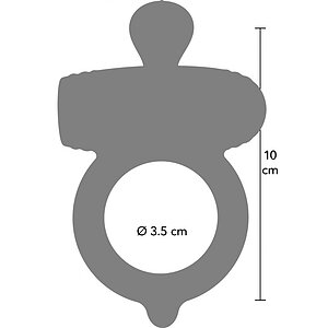 Hidden Desire Excellence Power Pro Inel 10 Moduri IPX7 Negru Thumb 1