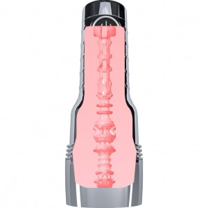 Fleshlight Quiver — Masturbator Vibrant, Reîncărcabil Argintiu Thumb 5