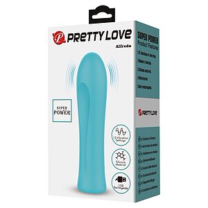 Pretty Love Alfreda Green — Mini Vibrator 12 Moduri, Reîncărcabil