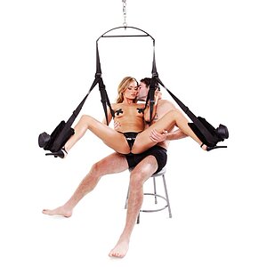 Leagăn Spinning Fetish Negru Thumb 2