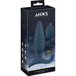 ANOS Plug Anal RC — 10 Moduri Vibrație, 10 Viteze împingere Albastru Thumb 7