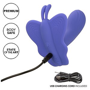 CalExotics Venus Butterfly Mov — 9 Vibrații, USB, Discret Thumb 4