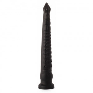 X Men Plug Anal PVC Negru cu Ventuză, 59 cm, Stimulare Thumb 4