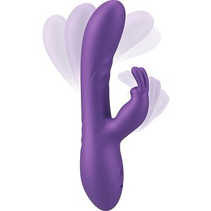 Sweet Smile Flexible Rabbit 18.3 cm — 24 Moduri, Reîncărcabil Thumb 5