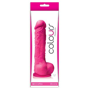 Dildo Cu Ventuză Colours Roz Thumb 1