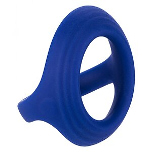 Inel Penis Penis Ball Dual Ring Albastru Thumb 1