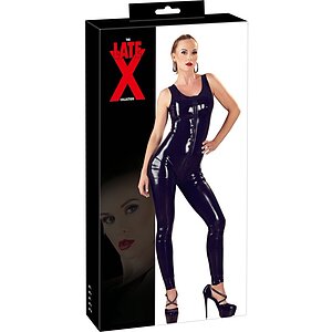 Catsuit Latex Hanna Negru L Thumb 3
