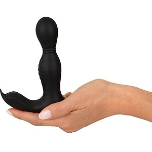 Plug Anal RC 2 Funcții, Rotativ și Vibrant Negru Thumb 6