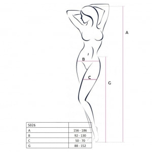 Dresuri Passion S026 Negru S-L Thumb 4