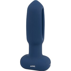 ANOS Plug Anal cu Limba Oscilantă – 10x10, Reîncărcabil Albastru Thumb 2