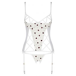 Corset Passion Lovelia Alb S-M Thumb 2