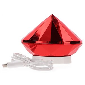 Vibrator Clitoridian Ruby Red Diamond Roșu Thumb 5