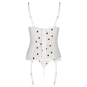 Corset Passion Lovelia Alb S-M Thumb 3