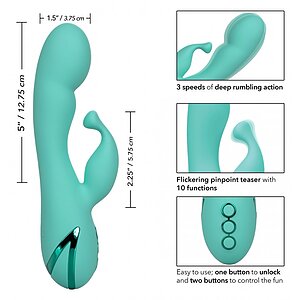 Vibrator Rabbit Tahoe Temptation Verde Thumb 5