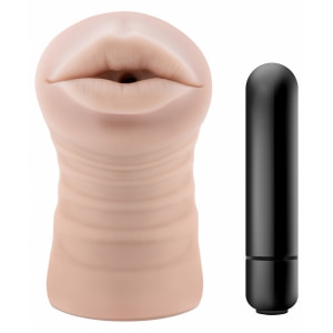 Blush Enlust Nicole Masturbator cu Vibrații X5 Plus 12,7 cm