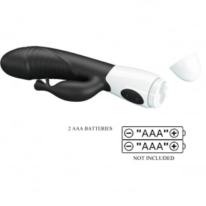Pretty Love Rasmussen – Stimulator Dublu, 30 Moduri Negru Thumb 2