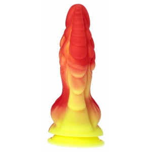 Toyz4lovers Ade Gode Monster Dildo Din silicon cu Ventuză Roșu Thumb 1