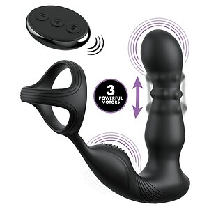 Anal Fantasy Elite Slide Glide 10 Funcții Reîncărcabil Negru Thumb 1