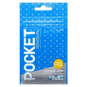 Tenga Pocket Stroker Crystal Mist, Compact și Discret Transparent Thumb 2