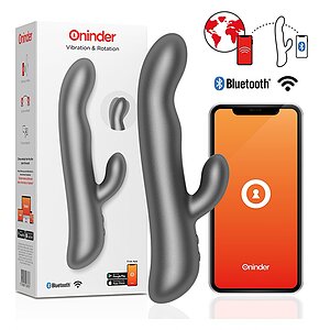 Oninder Oslo Rabbit Rotation App, 2 Motoare, IPX7 Negru Thumb 4
