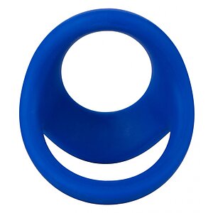 Inel Penis Penis Ball Dual Ring Albastru Thumb 4