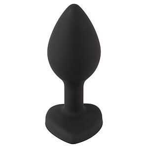 You2Toys Dop Anal Compact Din silicon cu Piatră Inimă 7.3cm Thumb 3