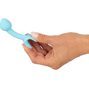 cuties Plug Albastru — Mini Plug silicon 7.1 cm Discret Thumb 6